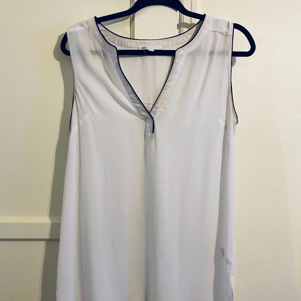 White Tank Top Blouse